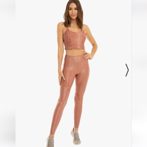 KORAL INFINITY High Rise Legging - Reptile Sand
